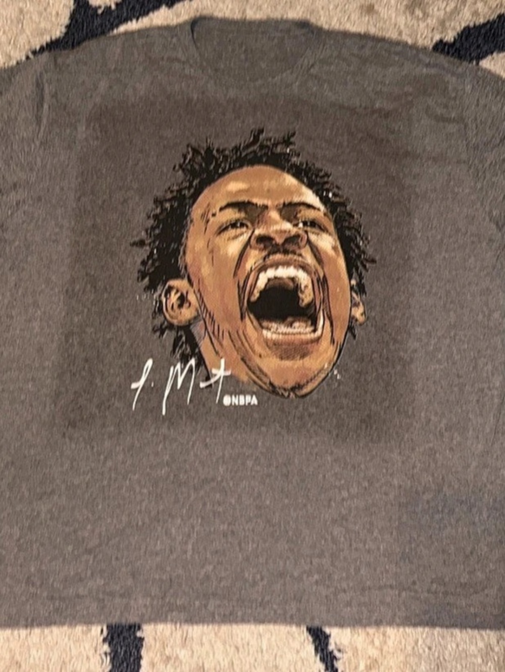 500 LEVEL Ja Morant Graphic T-Shirt Gray